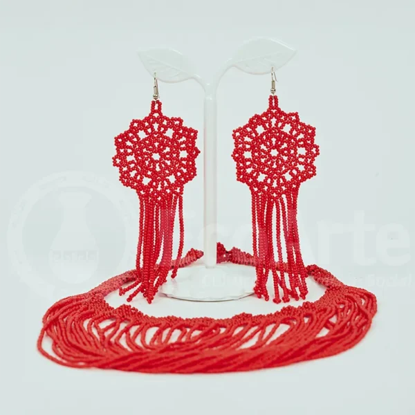Aretes y collar gala