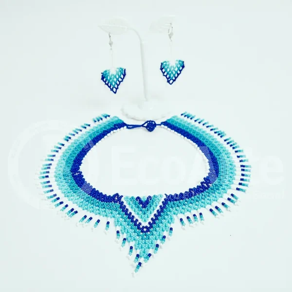 Collar y aretes  Estrella