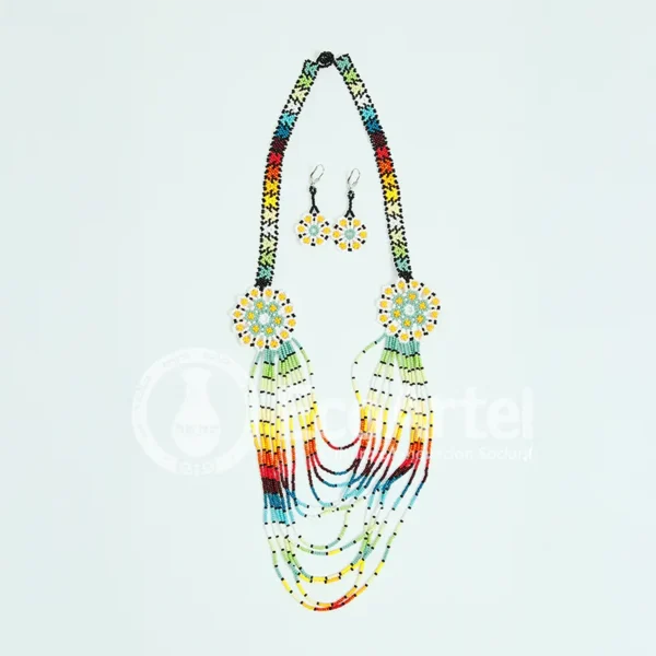 collar y aretes solar